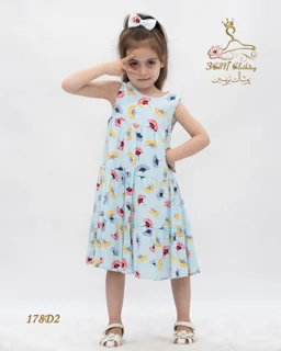 سارافون نخی تابستانی دخترانه مدل 178 تریسین