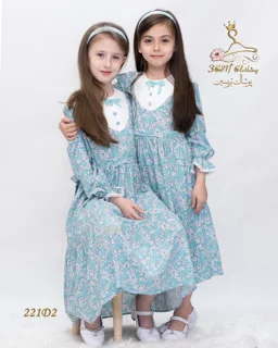 پیراهن ساحلی دخترانه مدل 221 تریسین