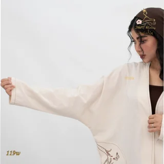 نمای آستین کت زنانه لینن نازک قهوه ای تریسین | Trisin Women Jacket Brown Lightweight Linen